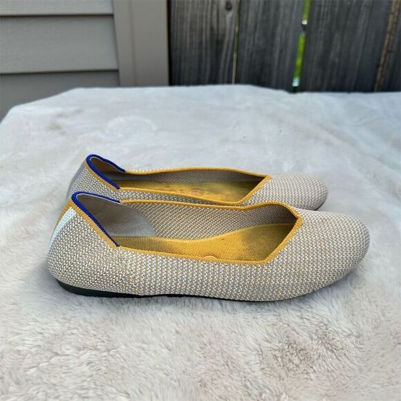 Rothy's Women's Ballet Flats Size 8.5 Multicolor Triple Stitch Casual - Picture 1 of 8